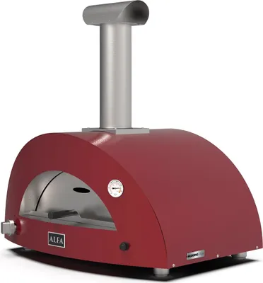 Immagine prodotto di Alfa Forni Moderno 2 Pizze Hybrid-Pizzaofen Antique Red