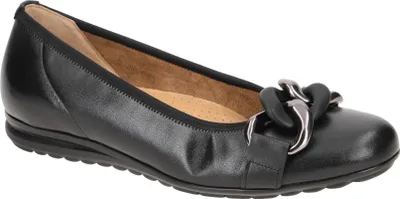 Produktbild von Gabor 72.625 Ballerinas - Damen Halbschuhe - Slipper schwarz Freizeit NEU