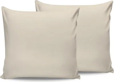 Produktbild von L'Essentiel Linge de Maison, Cream, Kissenbezug-Set (2 Stück) (EU) (IT), Creme, 100 % BAUMWOLLE RANFORCE, 50 x 80 cm