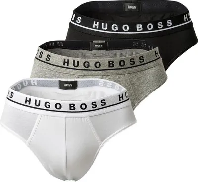Produktbild von Hugo Boss Herren Slips 3er Pack Mini Brief
