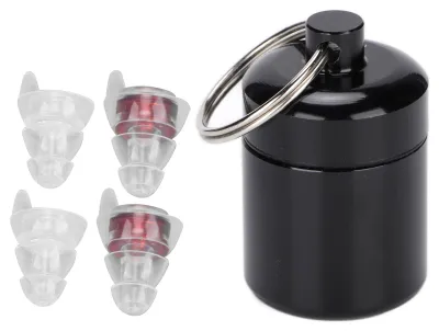Image de Bouchons d'oreille antibruit, souples, réutilisables, protection auditive pour
les concerts et les sports nautiques