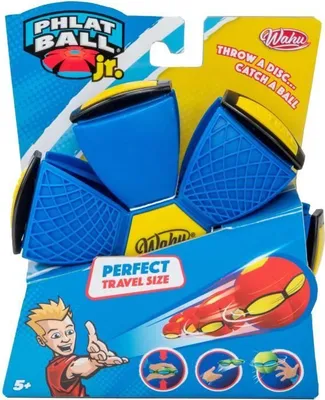 Produktbild von Phlat Ball Junior, Blau Gelb, Outdoor Spiel, Verwandelt sich in Ball, Ab 5 Jahren