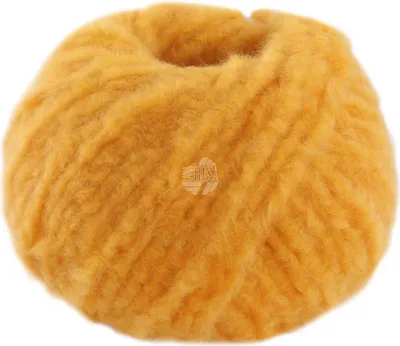 Produktbild von Lana Grossa ROYAL ALPACA Voluminöses Effektgarn aus den feinsten Alpaka Fasern Farbe 003 - Gelb