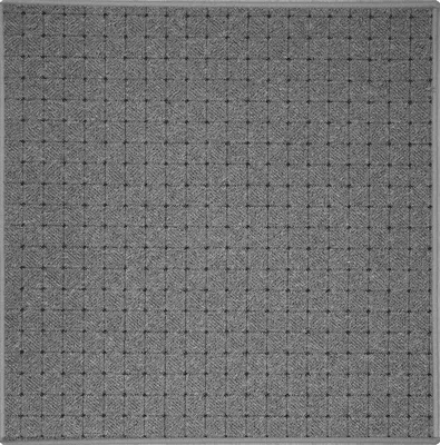 Zdjęcie produktu dla 120x120 cm Dywanik Udinese szary kwadratowy