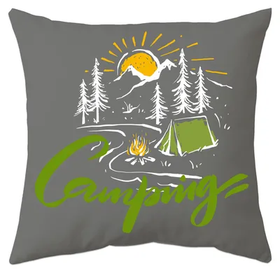 Produktbild von Kissenbezug (45x45cm) für Campingbegeisterte