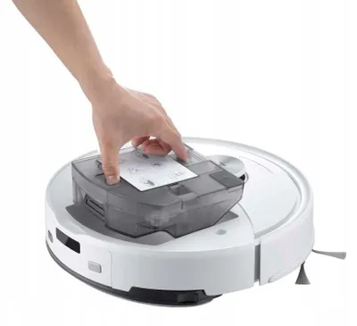 Zdjęcie produktu dla Roborock Q10 VF+, Bez worka, Biały, Worek na kurz, 3 szt., 0,5 l, Ładowanie