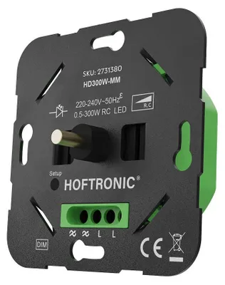 Produktbild von hoftronic Master-Master LED-Dimmer 0,5-300W Phasenabschnitt Wechselschaltung