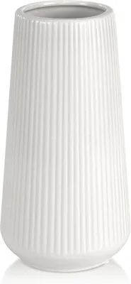Immagine prodotto di Vaso in Vetroceramica, decorativo, 20 cm, ideale per fiori e pampas