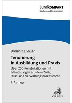 Produktbild von Tenorierung in Ausbildung und Praxis