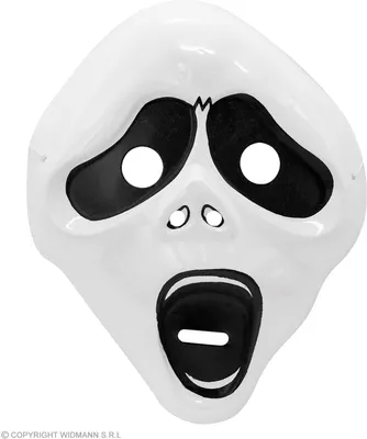 Produktbild von Widmann Maske Kinder Geistermaske aus Plastik