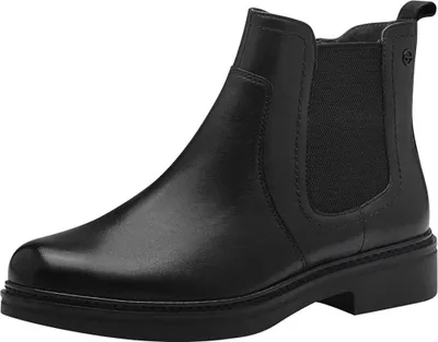 Produktbild von Tamaris Comfort Chelsea Boots - Schwarz Leder : 37 : Normal Größe: 37 Weite: Normal