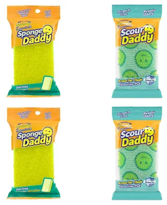Zdjęcie produktu dla Zestaw gąbek Scrub Daddy Sponge Daddy i Scour Daddy Essentials