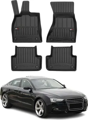 Zdjęcie produktu dla 2009-2017 Dywaniki podłogowe Audi A5 Sportback 8TA TPE czarne 4 szt