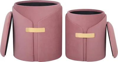 Produktbild von Hocker Forcet 100 2er-Set Altrosa