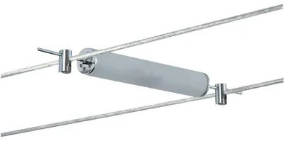 Zdjęcie produktu dla 7053 Paulmann Akcesoria do systemów linowych Wire System Light&Easy Spot Pipeline 2x10 W G4 chrom/satyna 12 V metal/szkło