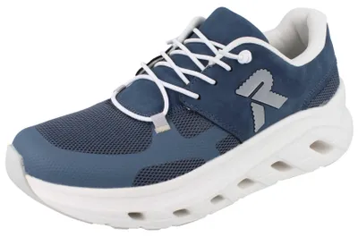 Produktbild von RIEKER R Evolution Damen Sneaker blau blue Textil weit - Größe: 42
