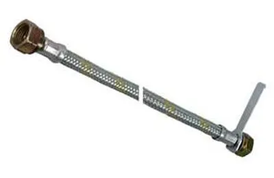 Produktbild von Flexible Anschlüsse für Gasregelgeräte - FF 1/2", Länge 100 cm