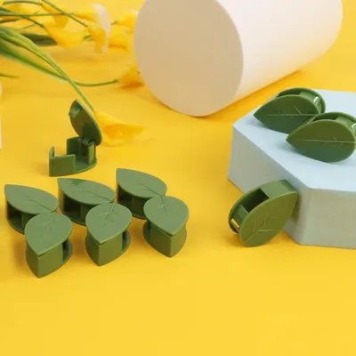 Productafbeelding van Famanu plantclips voor aan de muur - 60 stuks plantenhouder - kunststof
