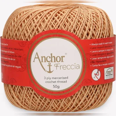 Produktbild von Anchor Freccia 6 – Feines Baumwollgarn für Häkelprojekte (Color 00367)
