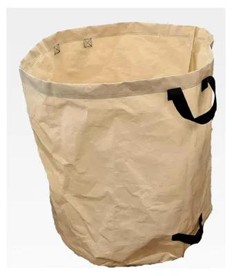 Produktbild von Laubsack 270L aus reißfestem PE 260g/m² mit Griffschlaufen 67x77cm für Gartenabfälle und Laub