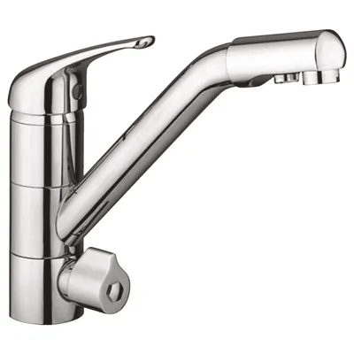 Produktbild von AQUAWATER – 105721 – Trinkwasserfilterung – 3-Wege-Hahn – Kompatibel mit Untertischfiltern
