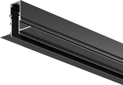 Obrázok produktu pre Podomietková magnetická lišta 200 cm, 10 mm, čierna