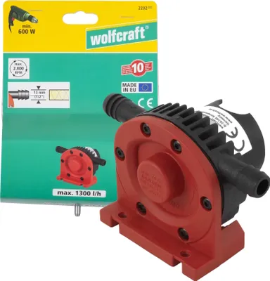 Produktbild von Wolfcraft Pumpe Kunststoffgeh. 1300 l/h Welle 6mm