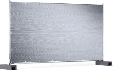 Produktbild von Wallario XXL Outdoor-Poster für Garten oder Balkon, Motiv Muster aus grauen Streifen - Schraffur, in ca. 340 x 173 cm