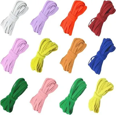 Immagine prodotto di Famanu, 12 elastici colorati, larghezza 6 mm