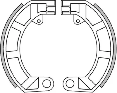 Immagine prodotto di Ganasce freno POLINI racing D.150X24mm
