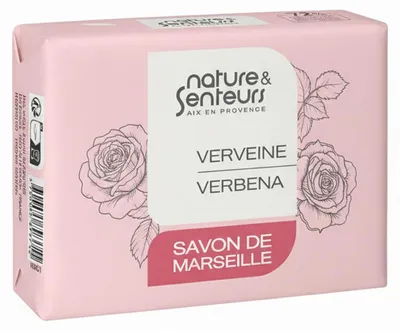 Immagine prodotto di Savon de Marseille alla rosa, 100 g, Nature & Senteurs, sapone profumato