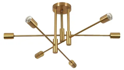 Productafbeelding van Plafondlamp, 6 lichtpunten, E27 fitting, moderne kroonluchter, model A2612