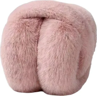 Produktbild von Damen Winter-Ohrenschützer, dicker Plüsch-Gehörschutz, winddicht, faltbar, rutschfest, Pendeln, Outdoor, Skifahren, Stirnband