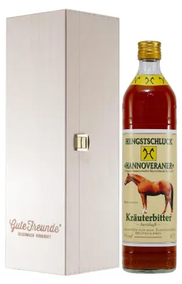 Produktbild von Mackenstedter Hengstschluck mit Geschenk-Holzkiste