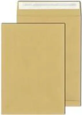 Produktbild von MAILmedia Faltenversandtasche C4 ohne Fenster braun 40er Falte 100 Stück