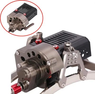 Produktbild von CNC Komplette Frontgetriebe-Getriebebox mit Getriebe für Axial SCX10 1/10 RC Crawler Ausfall des Fahrzeugs