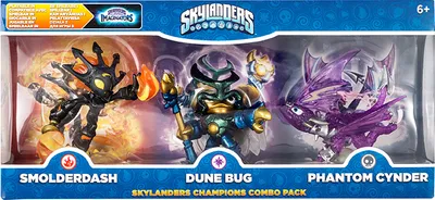 Produktbild von Skylanders Imaginators - Champions Combo Pack 1 mit Smolderdash, Dune Bug und Phantom Cynder - plattformunabhängige Figuren zum Spielen und Sammeln