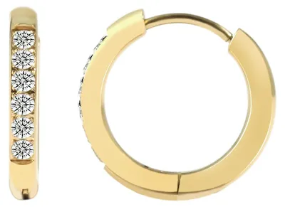 Produktbild von Akzent Damen Ohrring Kasani Edelstahl, hautverträglich, D: 12 mm