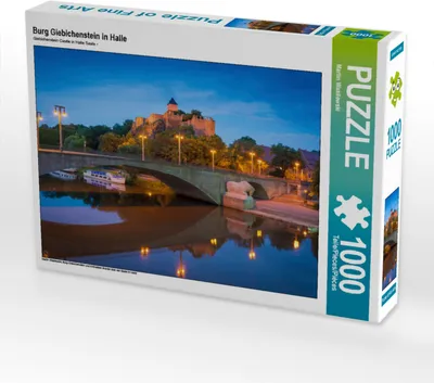 Produktbild von CALVENDO Puzzle Burg Giebichenstein in Halle | 1000 Teile Lege-Größe 64x48cm Foto-Puzzle für glückliche Stunden