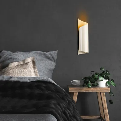 Image de Applique murale Lampe en fer crème H 35 cm E27 40 W IP20