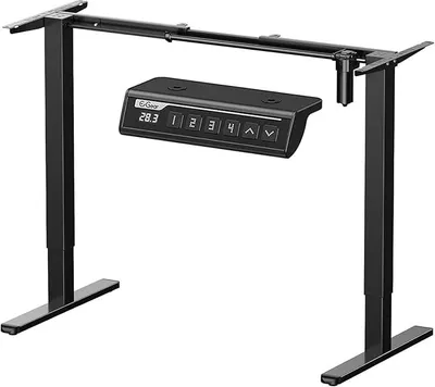 Produktbild von Höhenverstellbarer Schreibtisch Gestell mit 4 Memory-Steuerung,Höhenverstellbar Tischbeine Ergonomische Stehpult Basis,Frame only, Schwarz