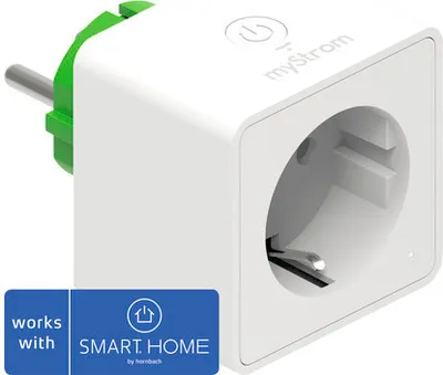 Produktbild von myStrom WiFi Switch Steckdosen Zwischenstecker Stromverbrauch geeignet für Mini-PV-Anlagen Stromverbrauch messen + analysieren - Kompatibel mit SMART HOME by hornbach