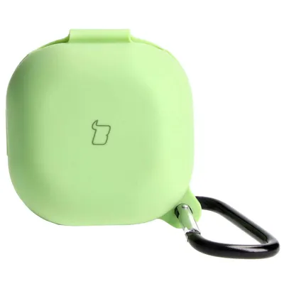 Produktbild von Schutzhülle für Galaxy Buds Live / Pro / Buds2 / Buds2 Pro / Buds FE, Bizon Case Headphone Silicone, Grün