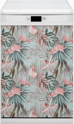 Produktbild von Magnetmatte Geschirrspüle Abwaschbar Küche Magnete  Nachbildung 45x80 cm  - Pastellblumen