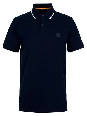 Produktbild von Boss - "Passertip" Poloshirt für Herren, Piqué, kurzärmlig GT16018 (S) (Dunkelblau)