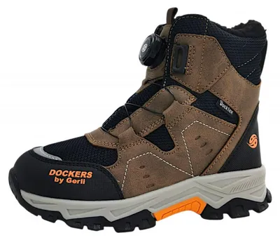 Image de Dockers par Gerli : Chaussures pour enfants, bottes d'hiver pour garçons, couleur marron, style décontracté