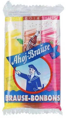 Produktbild von Ahoj-Brause Brause-Bonbons Stangen 3er