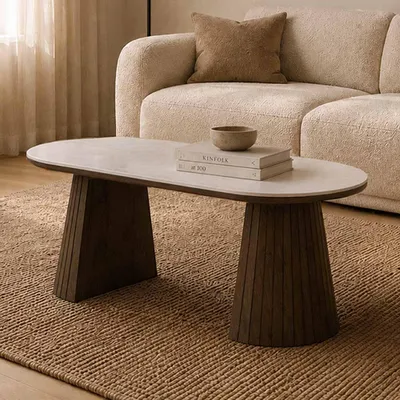 Produktbild von Milton & Oldbrook Couchtisch 120 cm Zahara Walnusslook