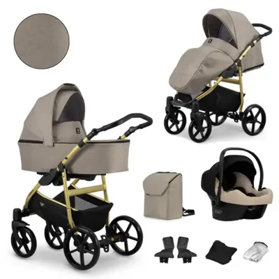 Produktbild von Kinderwagen Kunert MATA 3in1 – Farbe: Mokka