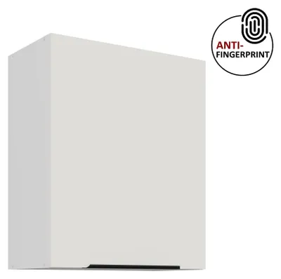 Produktbild von Küchen Hängeschrank 60 cm ARIA Weiss ultra matt + Weiss matt, hochwertige Fronten mit Anti Fingerprint Beschichtung Küchenzeile Küchenblock